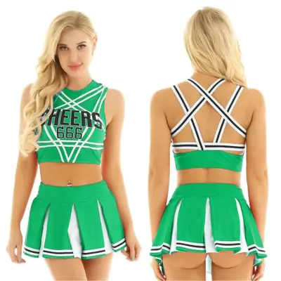 Image de Costume Pom-Pom Girl Élégant - Tenue de Cosplay Femme