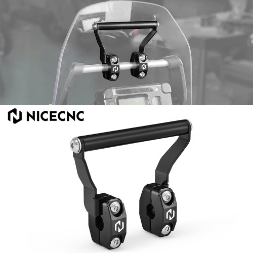 Image of Universal GPS Navigation Mount Bracket for Yamaha Tenere 700 (2019-2024) & Aprilia Tuareg 660 (2022-2024) – Durable CNC Aluminum Motorcycle Accessories