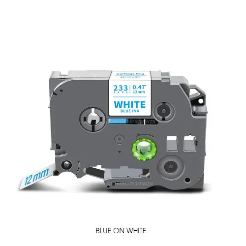 Blau auf weiß