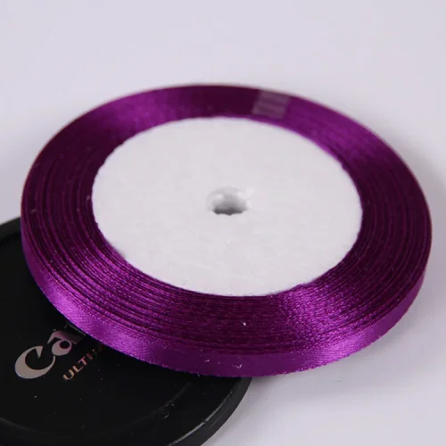 Bild von Seidensatin-Bänder 6mm – 22m Rolle für Geschenke & Basteln