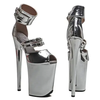 Image de Sandales de Danse à Talons Hauts 23cm - Élégantes & Brillantes