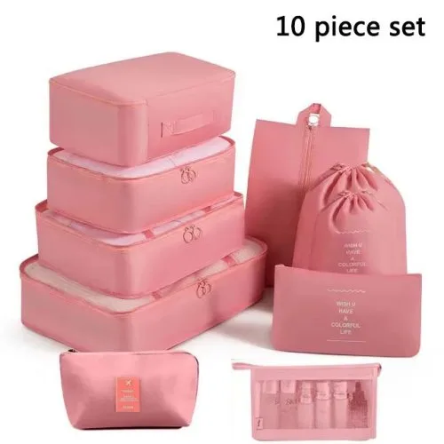 10 piezas Conjunto Rosa