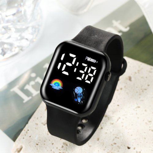 Afbeelding van Mode sporthorloges kinderhorloge LED elektronisch horloge voor kinderen Waterdicht tienerjongens Meisjes Lichtgewicht polshorloges Relojes