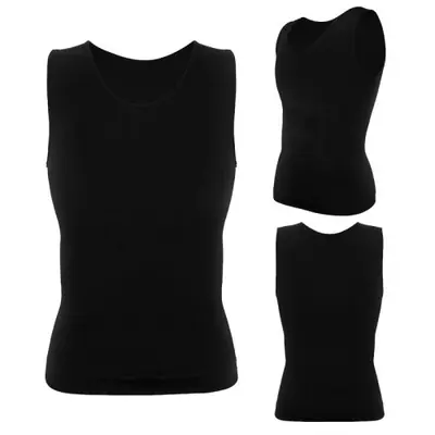 Image de Débardeur de Compression Homme - Ventre Plat & Corps Modelé
