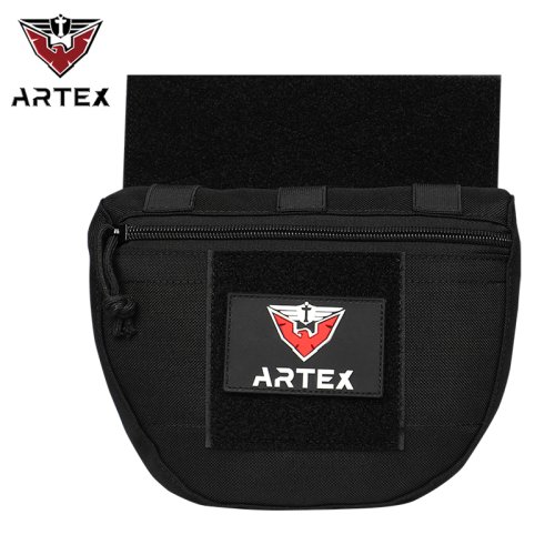 Image of Tactical Molle Chest Rig Drop Dump Pouch Bag for CRM CRX Vest Armor Carrier – Durable Storage Solution for Hunting and Outdoor Activities