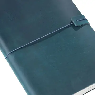 Image de Carnet de Notes en Cuir Vintage - Élégant & Artisanal