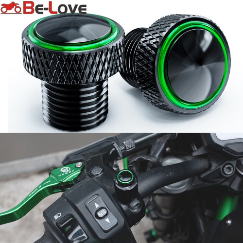 Imagen de Kit de Accesorios para Motocicleta Kawasaki Z900 RS, Z650, Z750, Z800, Z1000 SX, Z400, Z300, Z250: Espejos, Tapones para Agujeros, Tornillos y Cubiertas M10 1/25