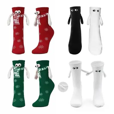 Image de Chaussettes de Noël Magnétiques pour Couples