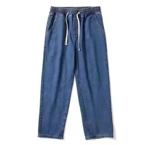 Image de Jean Vintage Ample à Imprimé Étoile - Style Streetwear Homme