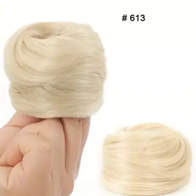Image de Chignon Synthétique Élastique - Extension de Cheveux Facile à Porter