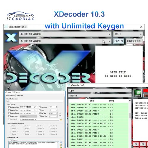 Image of XDecoder 10.3 DTC Error Code Remover Software – Professional OBD2 Diagnostic Tool for Clearing Fault Codes on Multiple Laptop Models