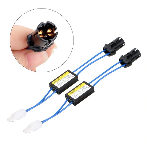 Afbeelding van LED Decoder voor Auto Verlichting - Cancellers met Belastingsweerstand T10 12V, 2 stuks voor Foutvrije Werking van LED Lampen