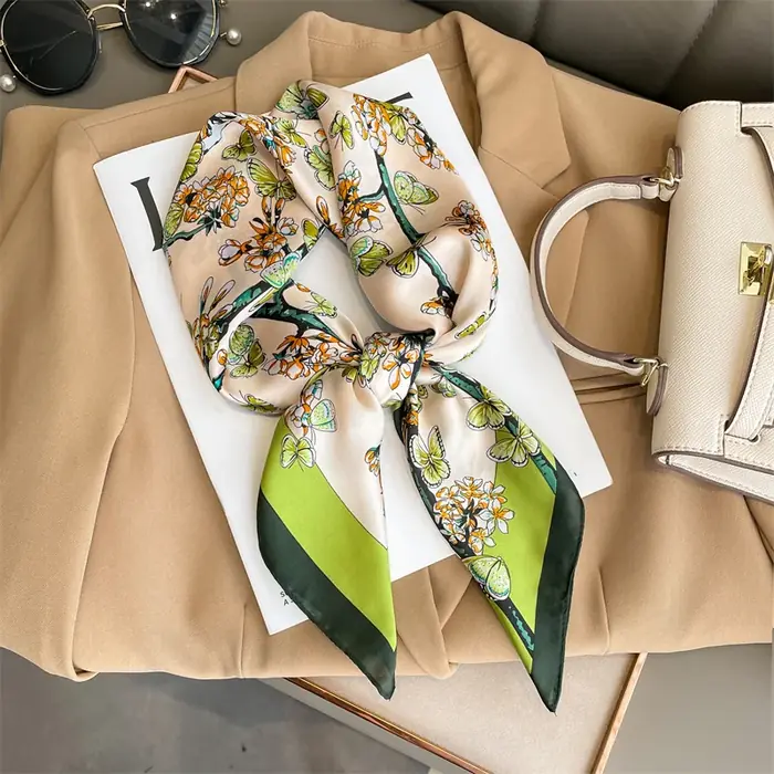 Image de Foulard Soie Léopard Luxe - Été 2024