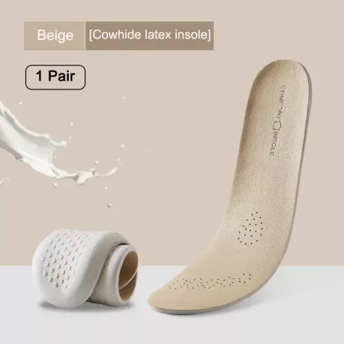 Image de Semelles de Sport en Cuir et Latex - Lots de 3, 5 ou 10 Paires