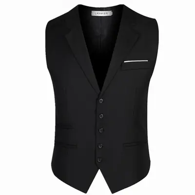 Image de Gilet Homme Coupe Ajustée - Élégant & Décontracté