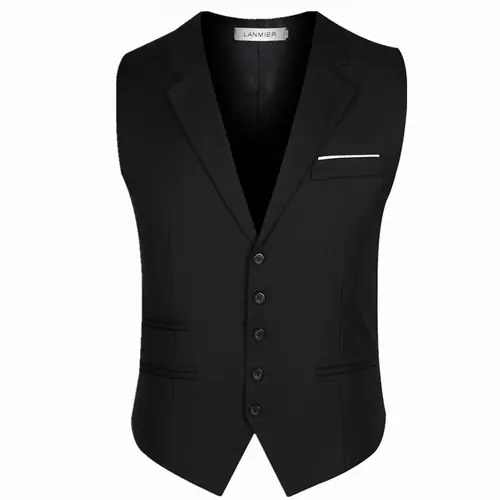 Image de Gilet Homme Coupe Ajustée - Élégant & Décontracté