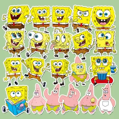 Image de Stickers Bob l'Éponge & Patrick - Lot de 40