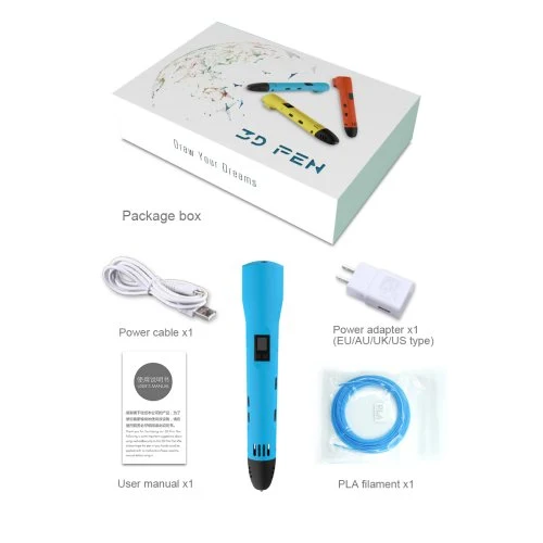 Blu 3D penna