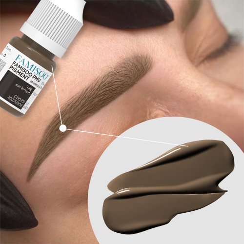 Image of Natural Professional Eyebrow Tattoo Ink – 5ml Black Pigment for Microblading & Semi-Permanent Makeup