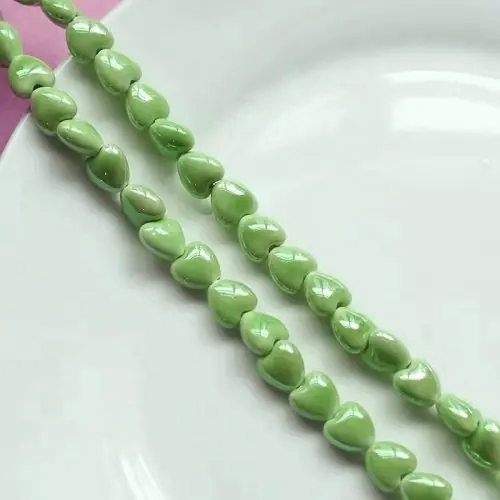 Image de Perles Coeur Céramique 10mm & 12mm - Bijoux DIY