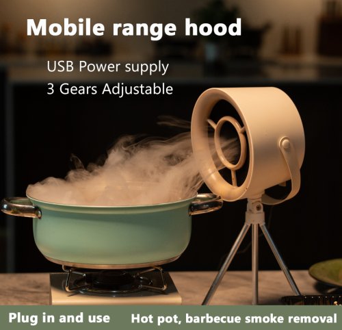 Mini Hotte Portable Anti-Fumée - Aspiration Puissante