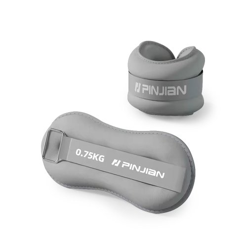 Imagen de 2 uds pesas de tobillo arena suave para Yoga correr gimnasio Fitness entrenamiento corporal antideslizante duradero para hombres y mujeres