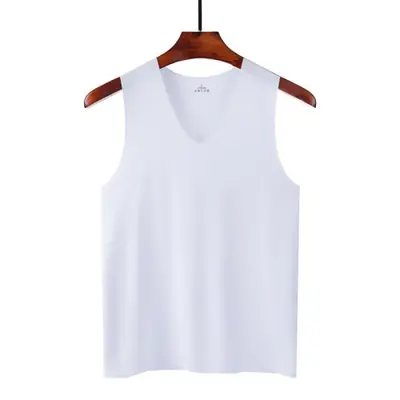 Image de Débardeur Homme Soie Sans Couture - Élégant & Respirant