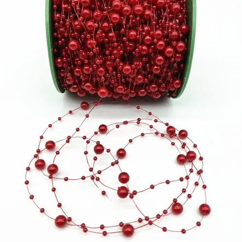 Image de Guirlande de Perles Artificielles 2 Yards - Décoration Noël & Mariage