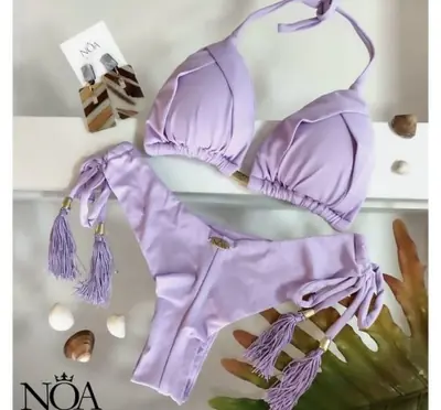 Image de Bikini Push-Up Triangulaire - 13 Couleurs Tendance 2025