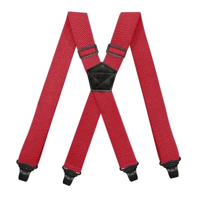 Image de Bretelles Élastiques Homme - Rayures X, 4 Clips, 5x120cm