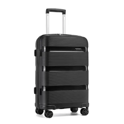 Image de Valise Rigide 4 Roues TSA avec Fixation Rétractable - Turquoise & Noir