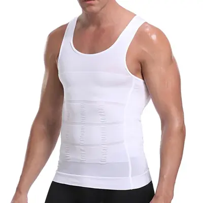 Image de Gilet de Compression Homme - Minceur & Soutien Ventre