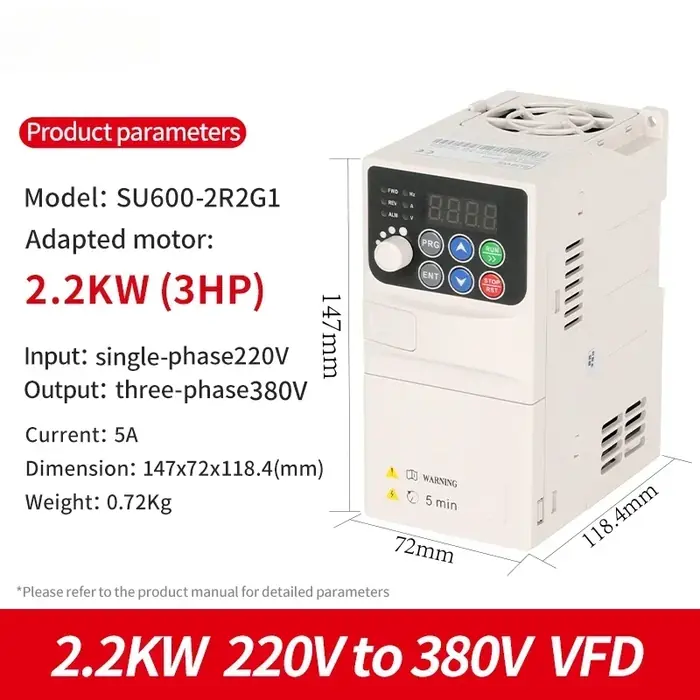 2.2KW-220V vers 380V-1