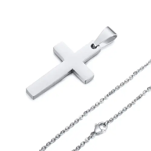 Image de Collier Croix Homme - Style Robuste & Élégant