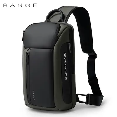Image de Sac de Poitrine Homme Étanche - Grande Capacité & Style Urbain