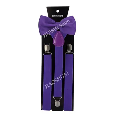 Image de Bretelles Homme Élégantes avec Noeud Papillon - Style Mariage & Formal