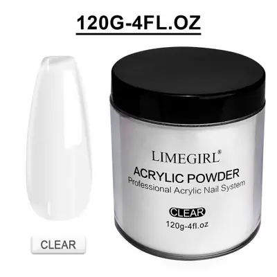 Image de Poudre Acrylique 120g - Rose Clair, Blanc & 3 Couleurs pour Nail Art