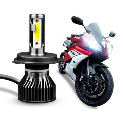 Image de Phare LED Moto 35W Blanc 6000K - Projecteur COB H1/H4/H7/H11