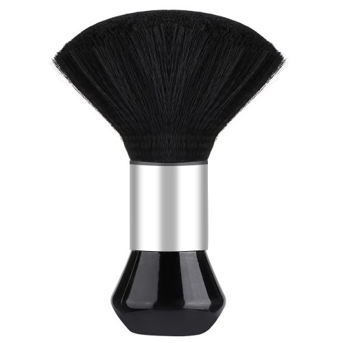 Immagine di Spazzola per taglio capelli nera per parrucchiere, spazzola per pulizia dei capelli, spolverino, per barbiere, strumenti per spazzole per taglio capelli, accessori per barbiere