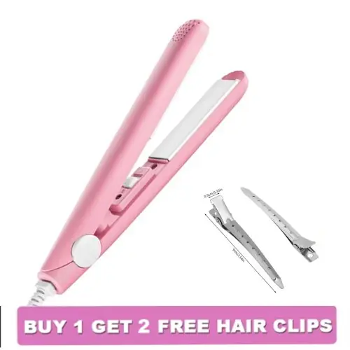 Image de Mini Fer à Lisser & Bigoudi Céramique - Coiffure Portable
