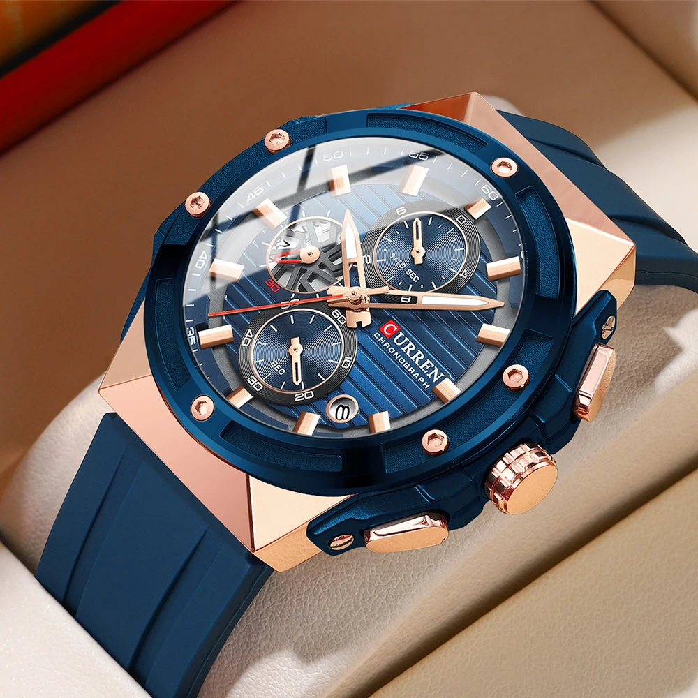Immagine di Orologio Sportivo Curren con Cinturino in Silicone