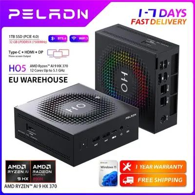 Mini PC Gaming Ultra-Puissant AMD Ryzen AI 9 HX 370