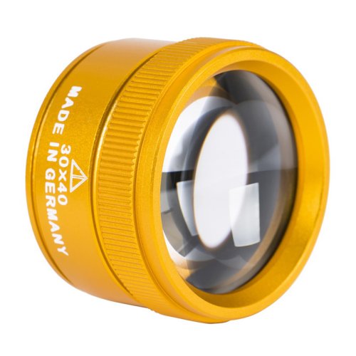 Afbeelding van 30x Metalen Vergrootglas voor Sieraden Identificatie, Horloge Reparatie en Printplaat Analyse – Professionele Lens Loop Microscoop Tool