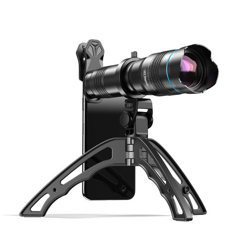 Image of Apexel HD 36x and 60x Telephoto Lens Series for Smartphone Camera with Monocular Telescope Function, Selfie Tripod & Remote Control – Enhance Your Mobile Photography