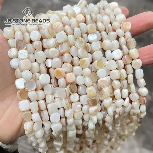 Image de Perles Naturelles en Coquillage - DIY Bijoux Élégants
