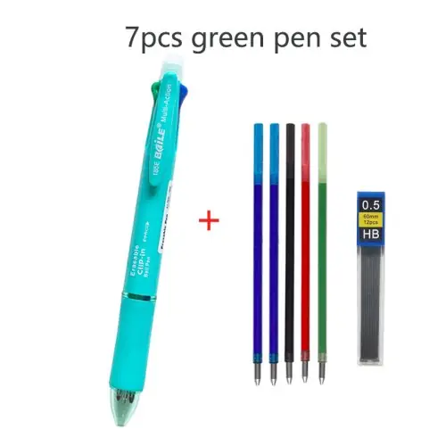 7Pcs grün Set