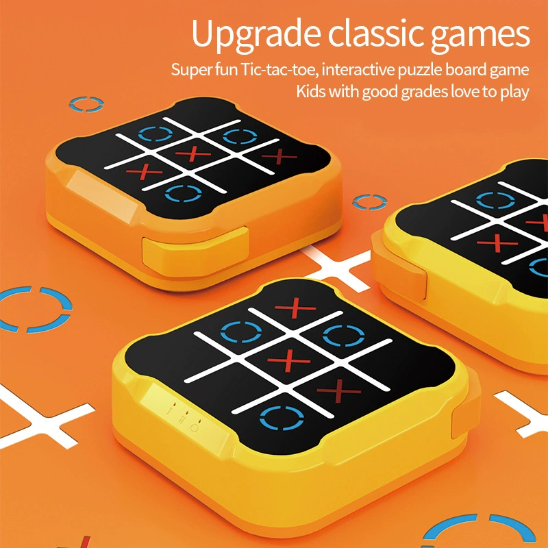 Imagen de Juego de Mesa Electrónico 3 en 1: Tic Tac Toe, Juego de Cruces y Entrenamiento de Memoria – Juguete Portátil para Niños y Adultos