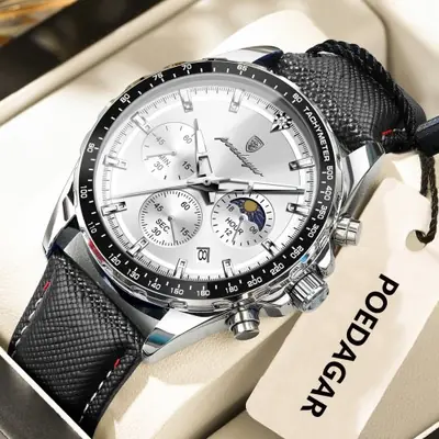 Image de Montre Homme Lumineuse Étanche avec Chronographe