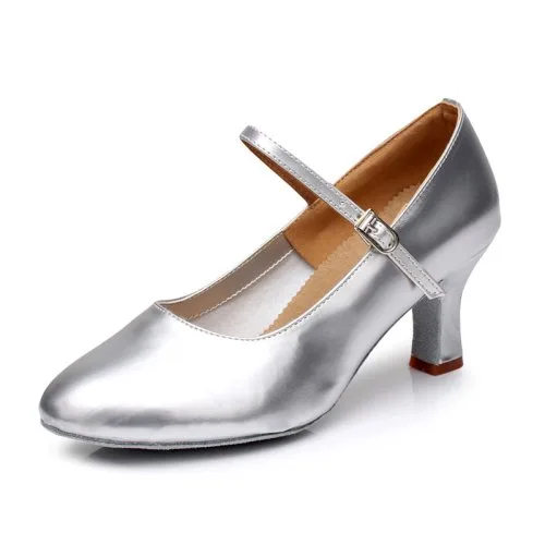 Heel 5cm silver