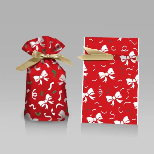 Image de Sac Cadeau Noël Père Noël - Décoration Festive